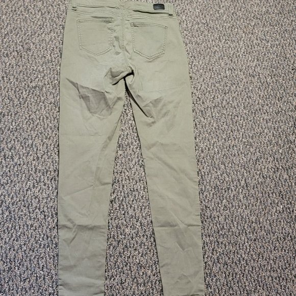 Celebrity Pink Moss Green Stretch Jeans Size 5 Waist 27 - Picture 7 of 16